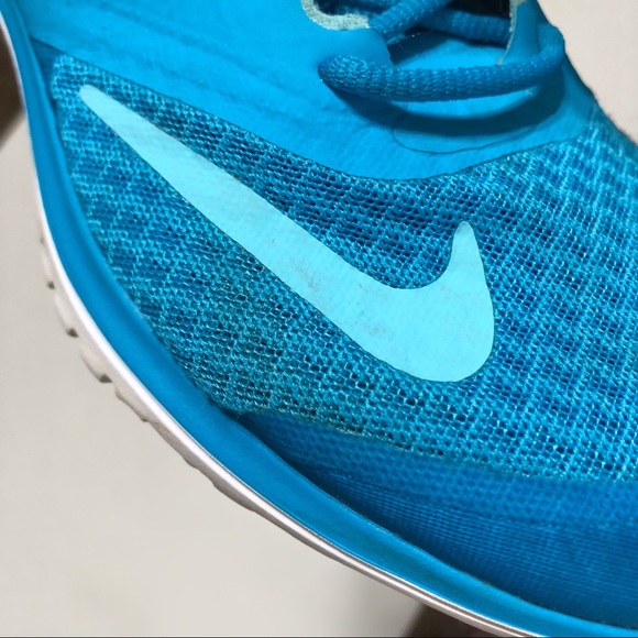 Nike Fitsole Lite Run 2 Aqua Blue Running Shoes - Picture 11 of 11